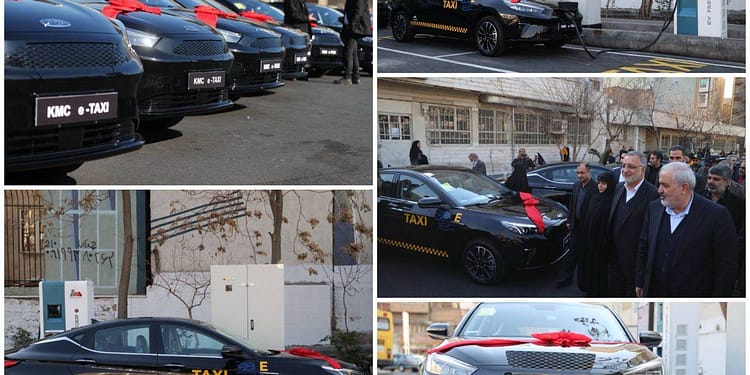 در رونمایی از ۱۹۸ تاکسی برقی در تهران زاکانی خبر داد :  ثبت سفارش ۴۹ هزار تاکسی برقی در ۹ شرکت