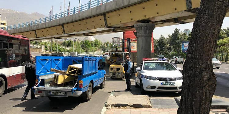 انجام ایمن‌سازی پل تقاطع چمران – یمن بدون توقف ترافیکی